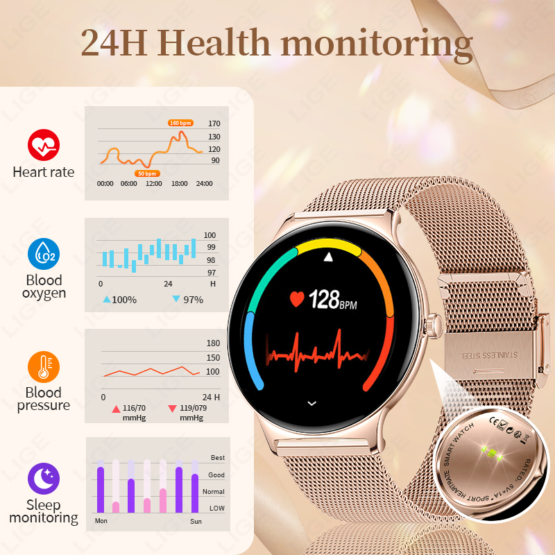 LIGE New Ultra Thin Smart Watc – обзор и цена Watches Ladies Smartwatch