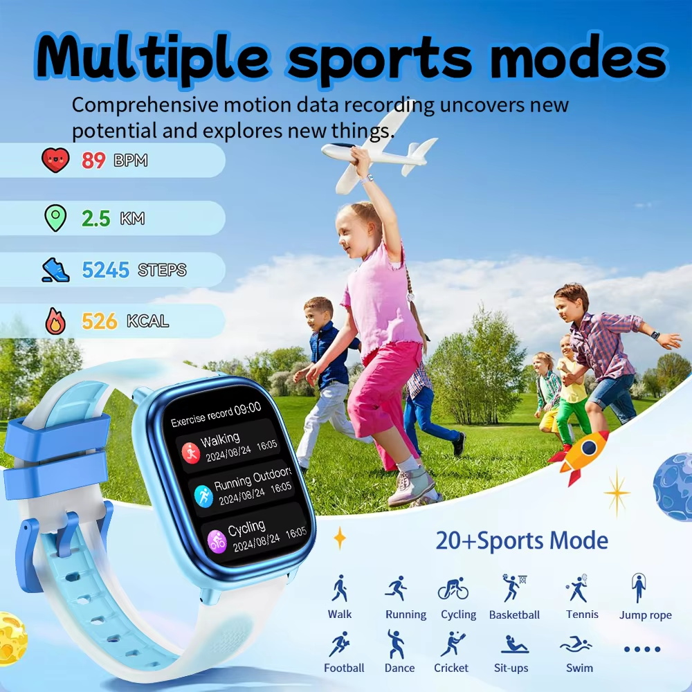 New Kids Study Smart Watch 1.8 – обзор и цена Smartwatch Watches For Kid Girl