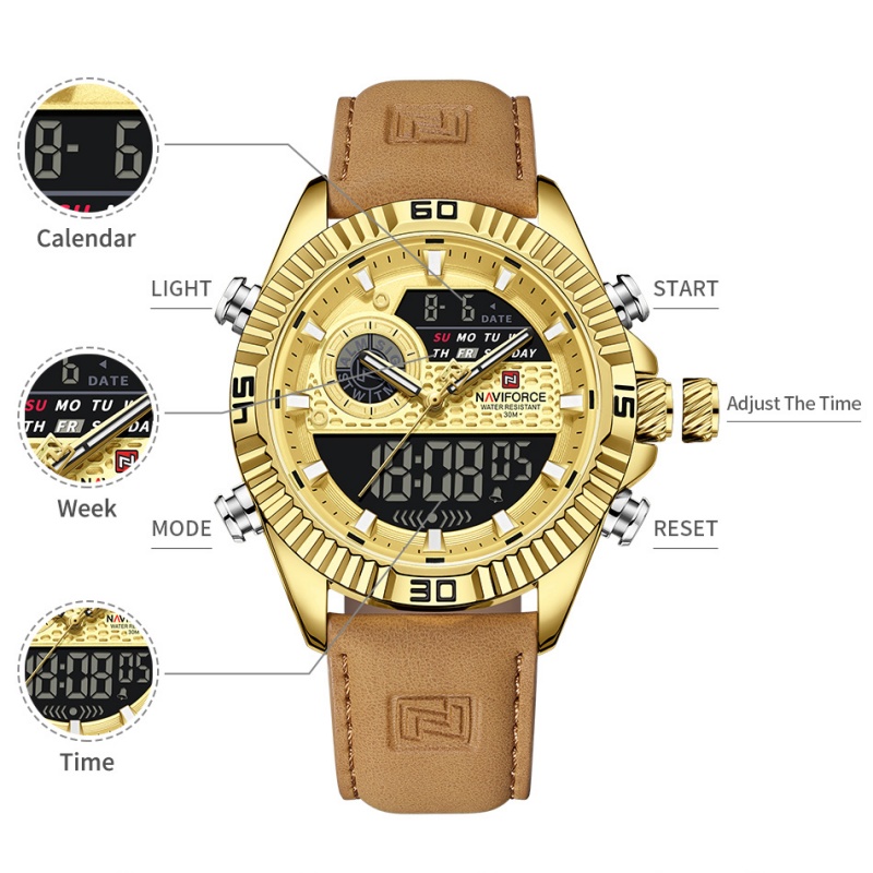 NAVIFORCE 2026 Men's Sport Qua – обзор и цена Timex Watches Smartwatch