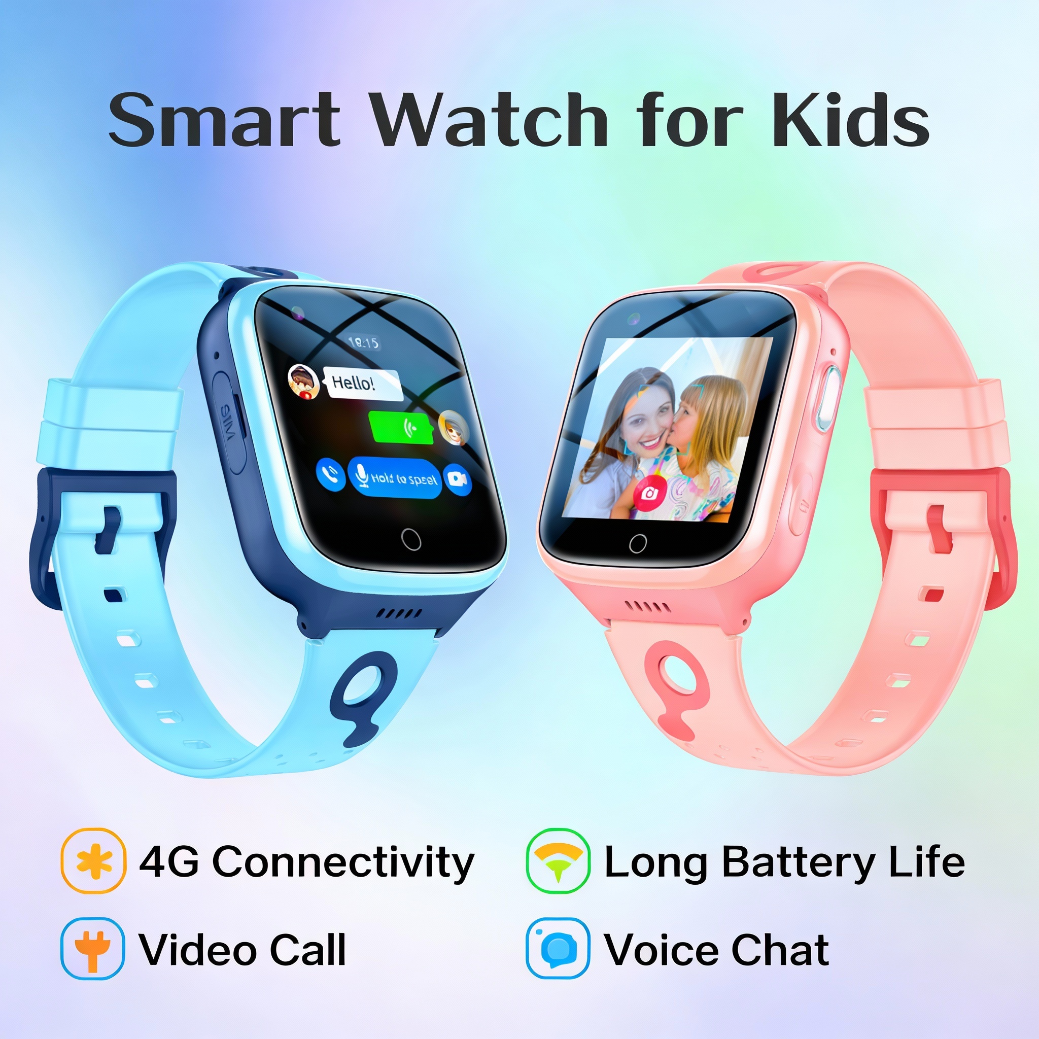 4G Smart Watch Kids GPS WiFi V – обзор и цена Smartwatch Watches For Kid Boy With Gps