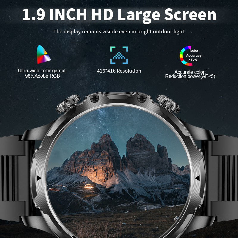 LIGE Smartwatch Military Men 1 – обзор и цена Timex Watches Smartwatch