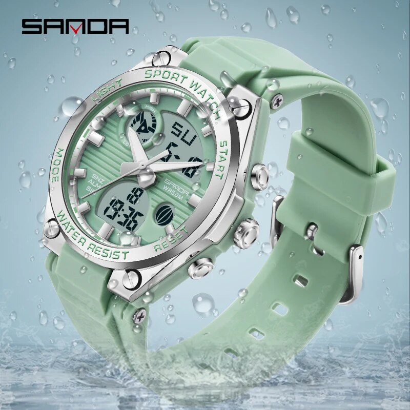 SANDA Brand G Style LED Digita – обзор и цена Chronograph Sport Watch