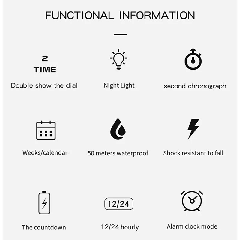 SANDA Brand G Style LED Digita – обзор и цена Chronograph Sport Watch