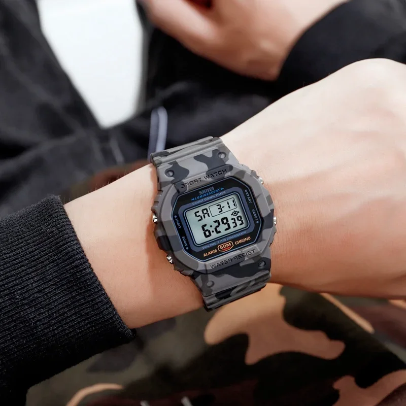 SKMEI 1628 Luxury Digital Men  – обзор и цена Tide Watch Surf
