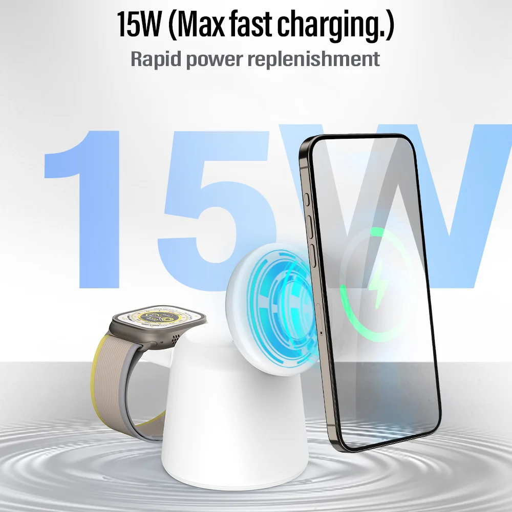 3 in 1 Magnetic Wireless Charg – обзор и цена Smartwatch Watches Compatible With Iphone