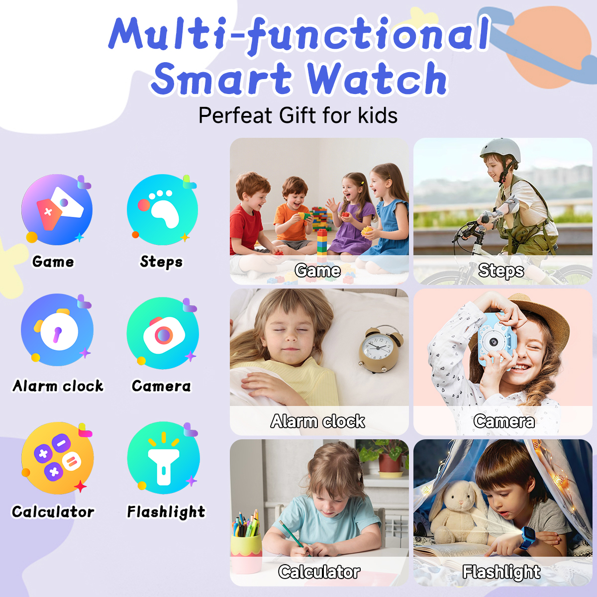 Kids Smartwatch HD Camera Vide – обзор и цена Smartwatch Watches Birthday Gift For Boys