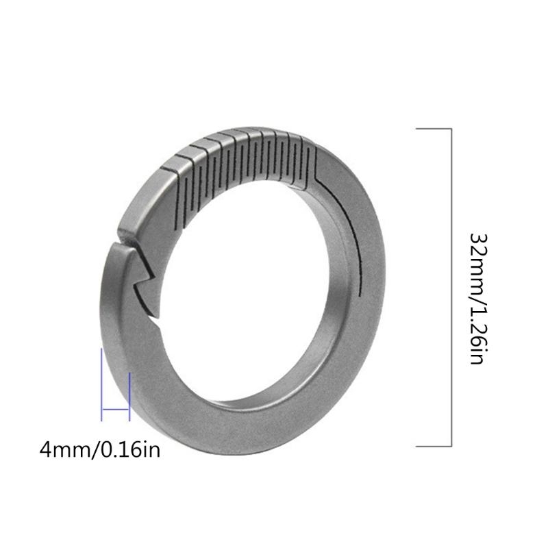 Titaniums Rings Carabiner Keyr – обзор и цена Tritium Gas Tube