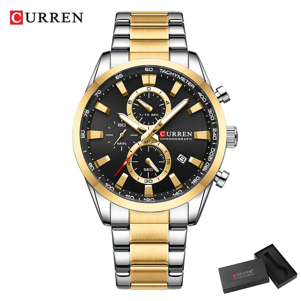 CURREN Casual Quartz Chrono Sp – обзор и цена Chronograph Sport Watch
