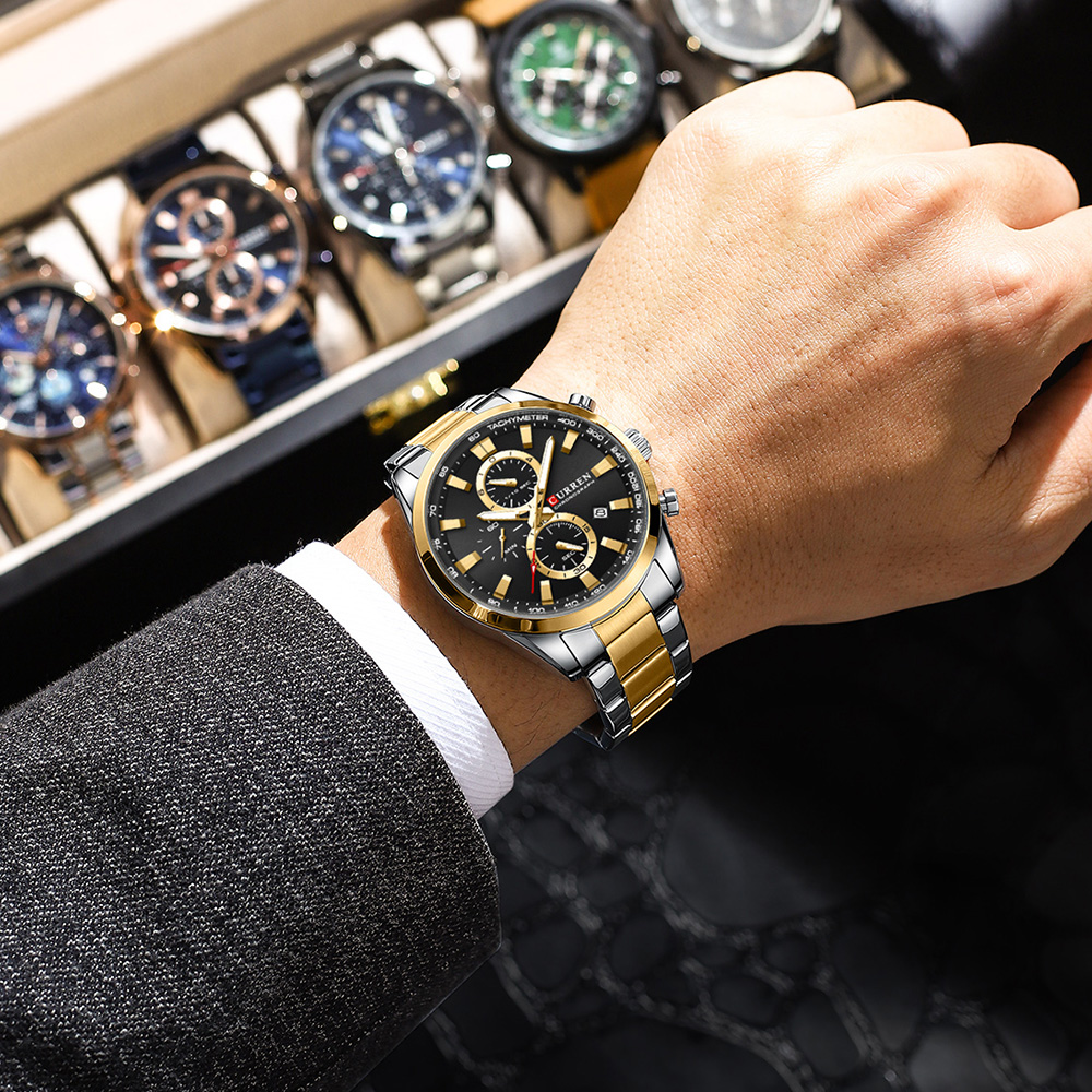 CURREN Casual Quartz Chrono Sp – обзор и цена Chronograph Sport Watch