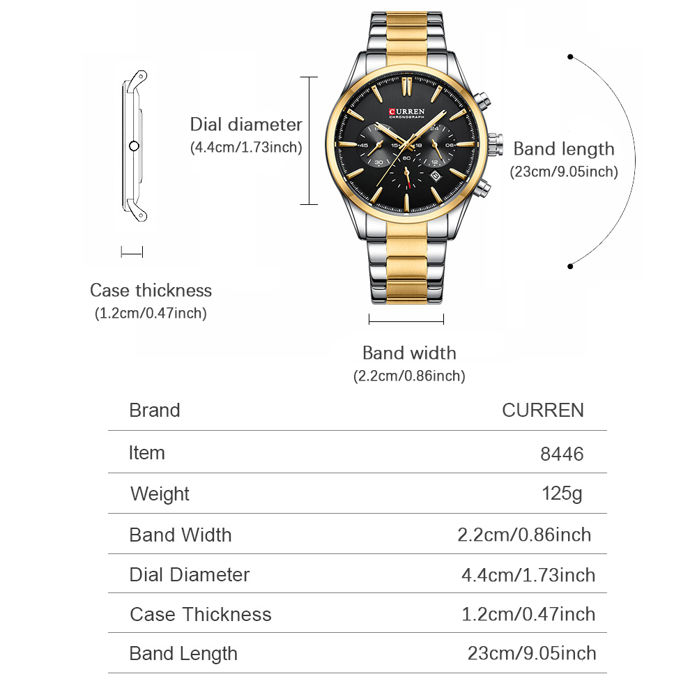 CURREN Casual Quartz Chrono Sp – обзор и цена Chronograph Sport Watch