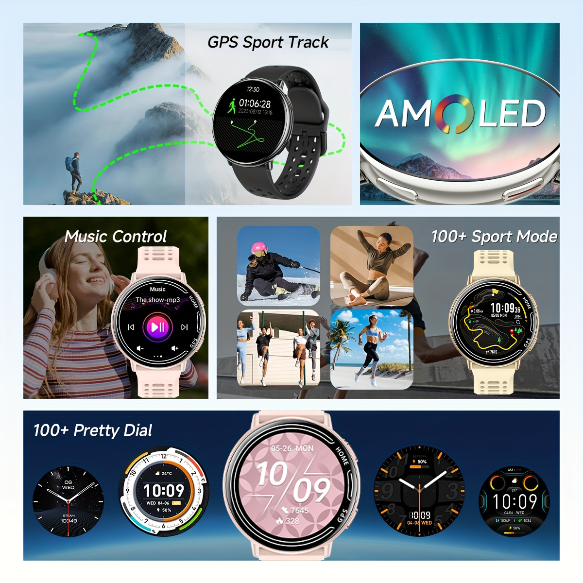New hot GPS smartwatch 1.43 AM – обзор и цена Smartwatch Watches For Women With Gps