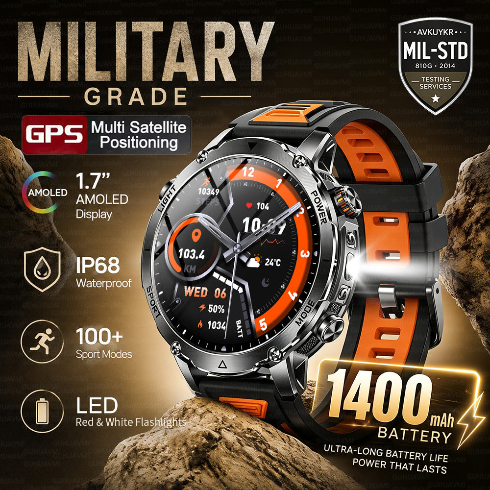 2026 New GPS Tracker 1400mAh S – обзор и цена Smartwatch Watches Gift For Men