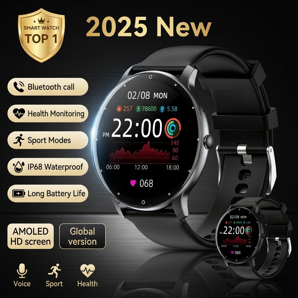 2025 New Smart Watch Heart Rat – обзор и цена Watches Ladies Smartwatch