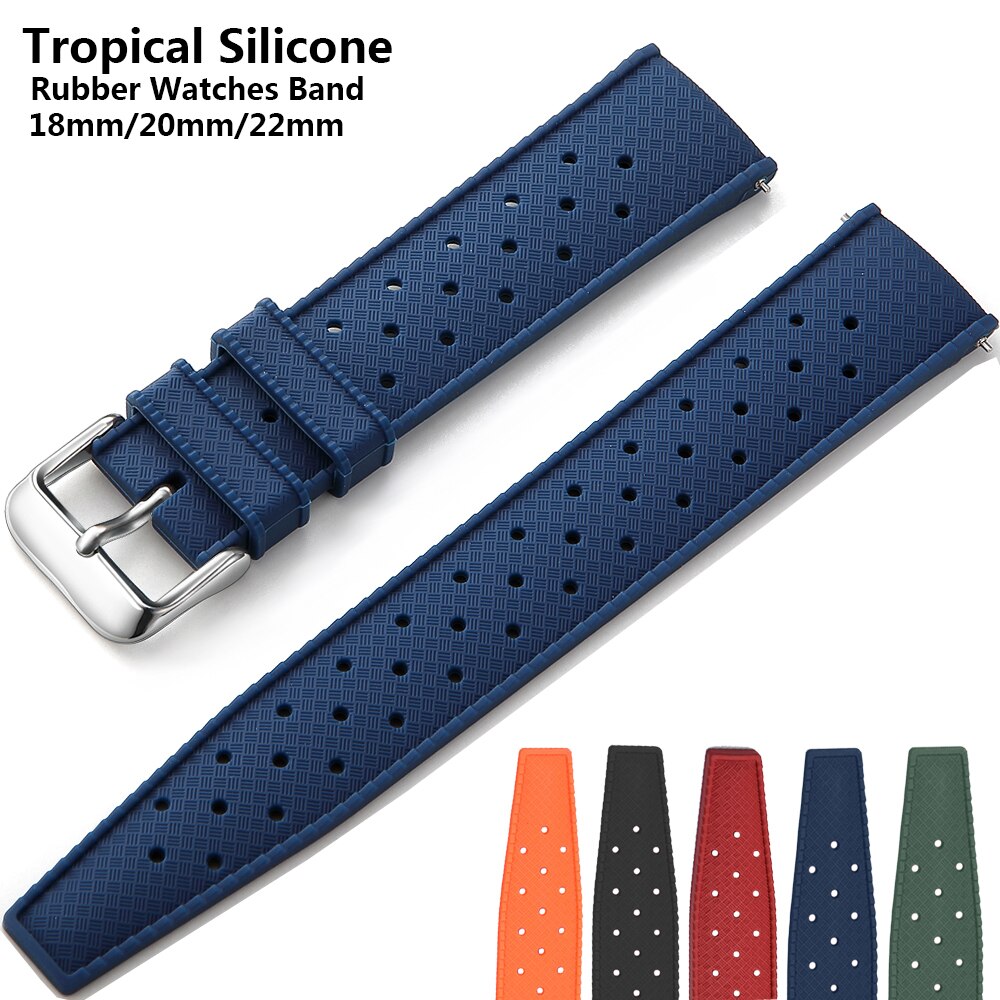 New Tropical Rubber Strap for  – обзор и цена Seiko Watches Smartwatch