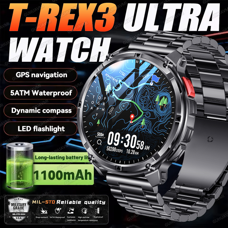2026 New T-Rex3 Ultra 1100Mah  – обзор и цена Smartwatch New Watches 2025
