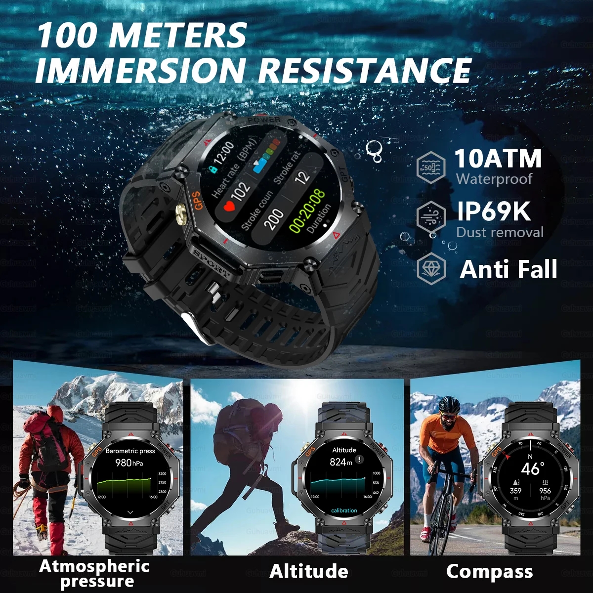 2026 New Adult Outdoor X-sport – обзор и цена Timex Watches Smartwatch
