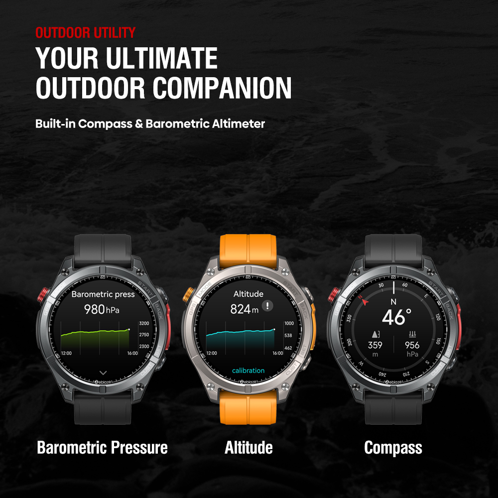 NEW Zeblaze Stratos 4 GPS Smar – обзор и цена Hybrid Smartwatch