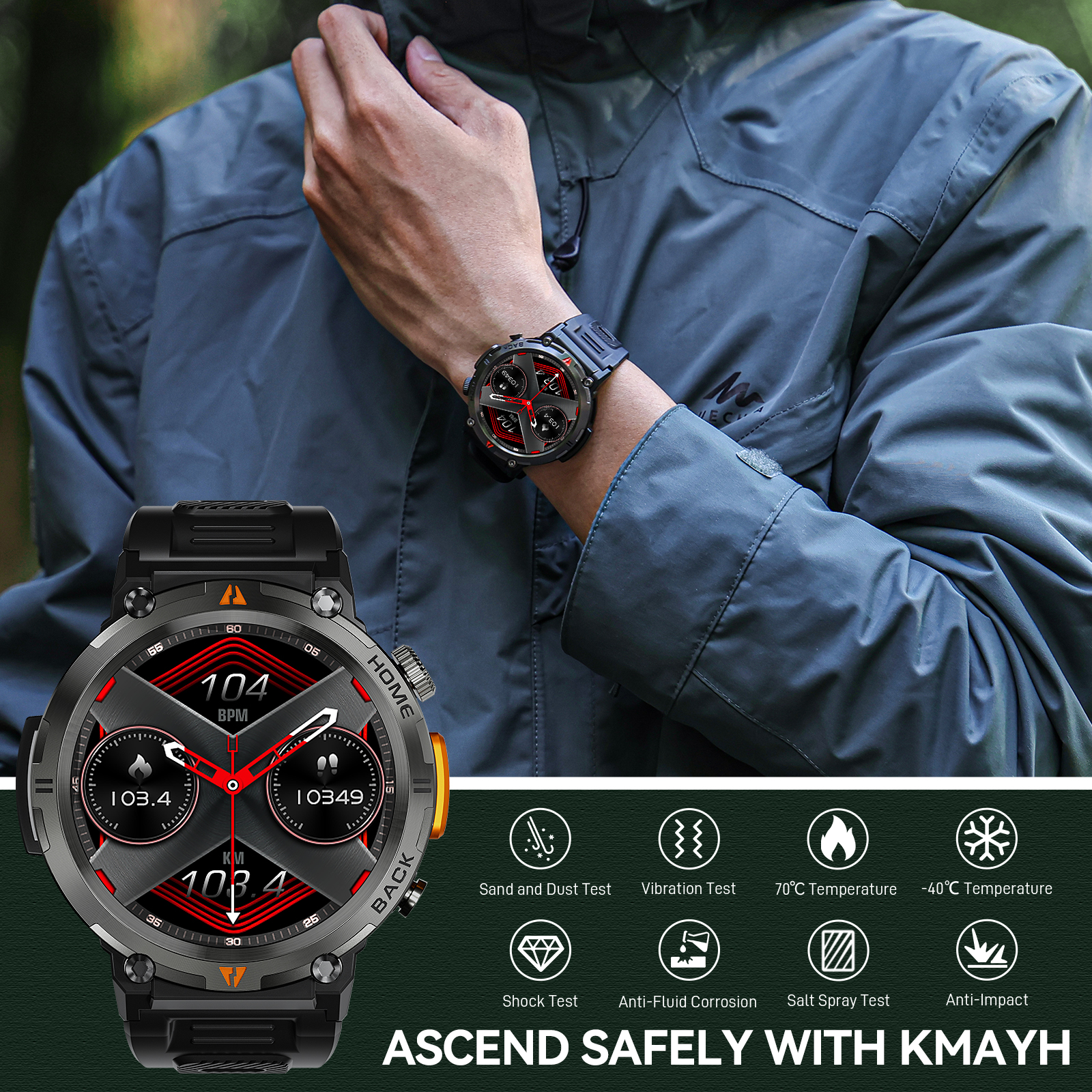 EIGIIS KE3 Bluetooth Call Smar – обзор и цена Smartwatch Health Watches For Men