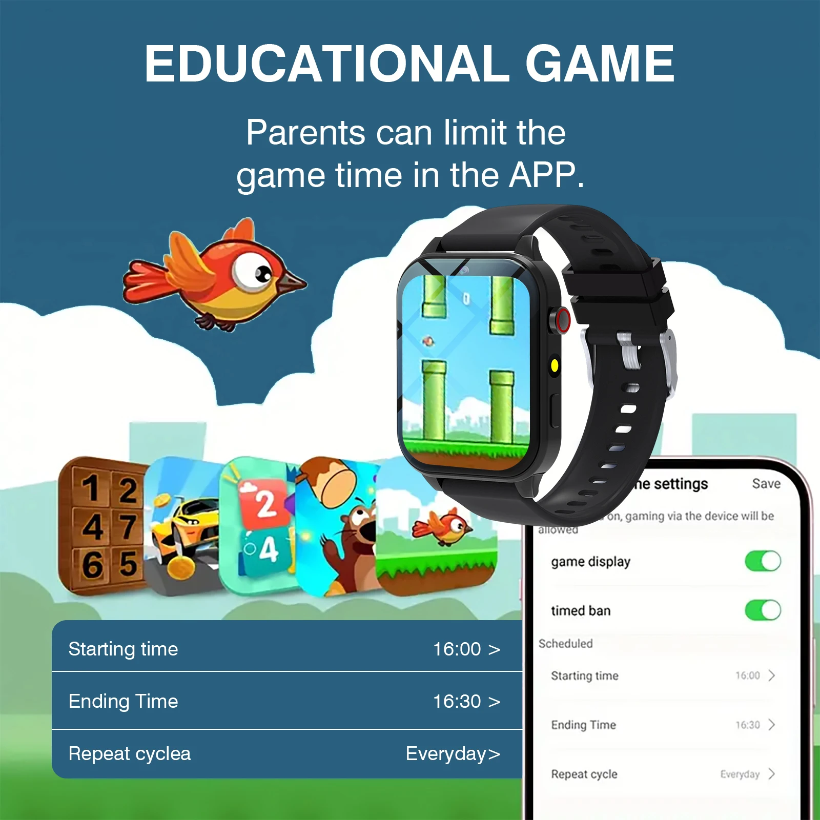 Kids′s Smart Watch 18 Games Ca – обзор и цена Smartwatch Watches For Kid Girl