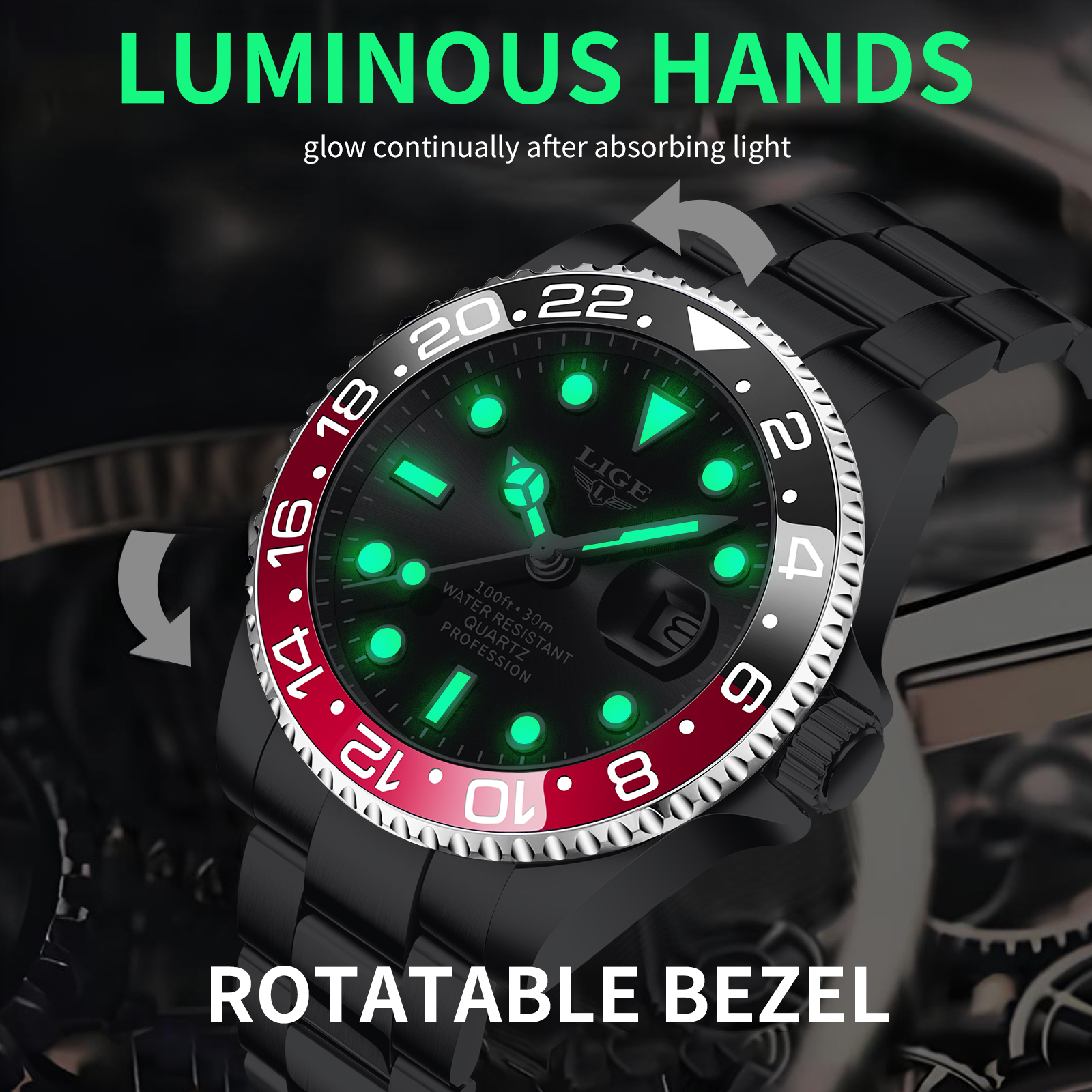LIGE 2026 Men's watches busine – обзор и цена Smartwatch Watches Gift For Men