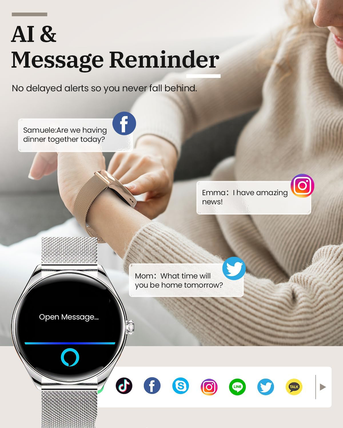 gift Smartwatch Original New M – обзор и цена Watches Ladies Smartwatch
