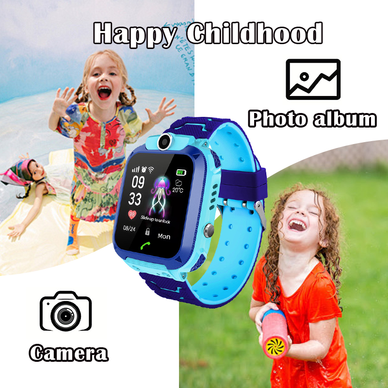 Q12B Kids Smart Watch with SOS – обзор и цена Smartwatch Watches For Kid Boy With Gps