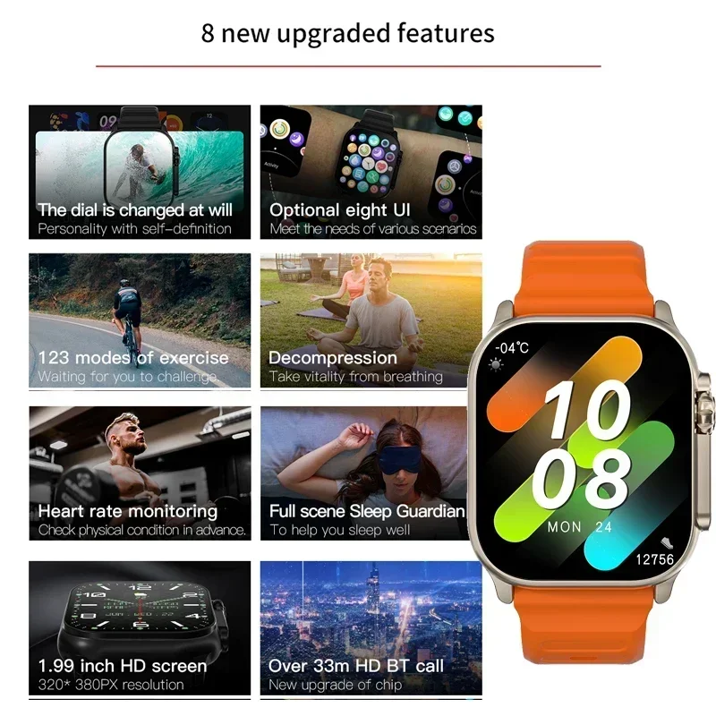 New Series 9 Watch PK HK8 PRO  – обзор и цена Smartwatch Watches For Women With Gps