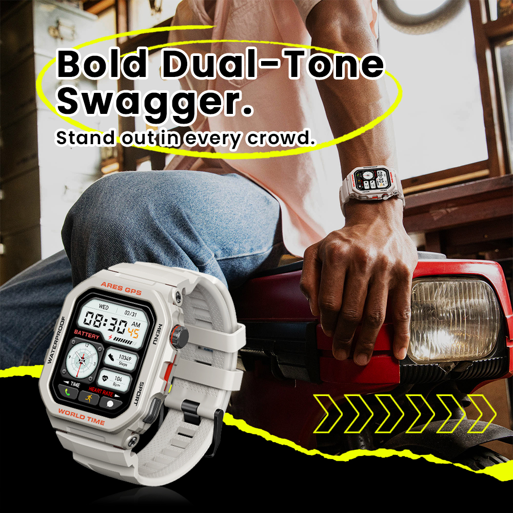 New Zeblaze Ares GPS Smart Wat – обзор и цена Hybrid Smartwatch