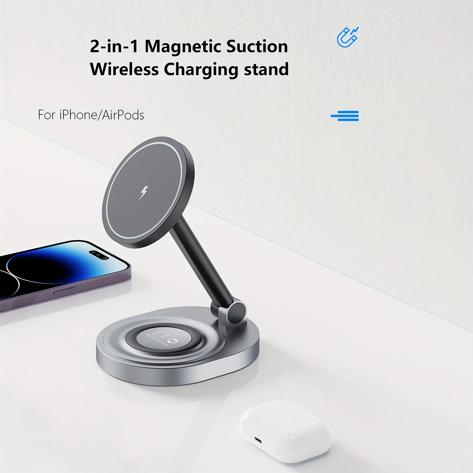 2 In 1 Magnetic Wireless Charg – обзор и цена Smartwatch Watches Compatible With Iphone
