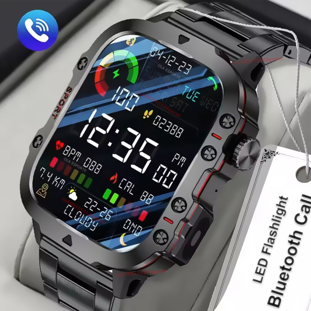 2026 New Military Smart Watch  – обзор и цена Smartwatch Health Watches For Men