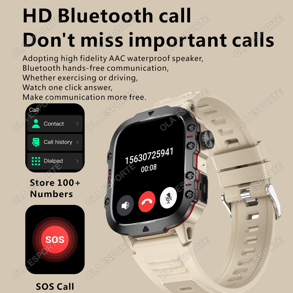 2026 New Military Smart Watch  – обзор и цена Smartwatch Health Watches For Men