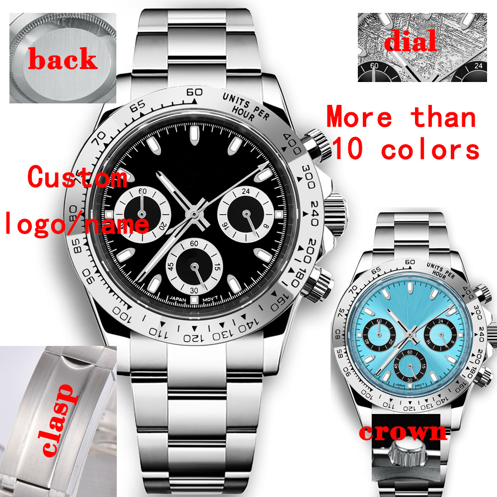 Custom 39mm Watch Quartz for M – обзор и цена Chronograph Sport Watch