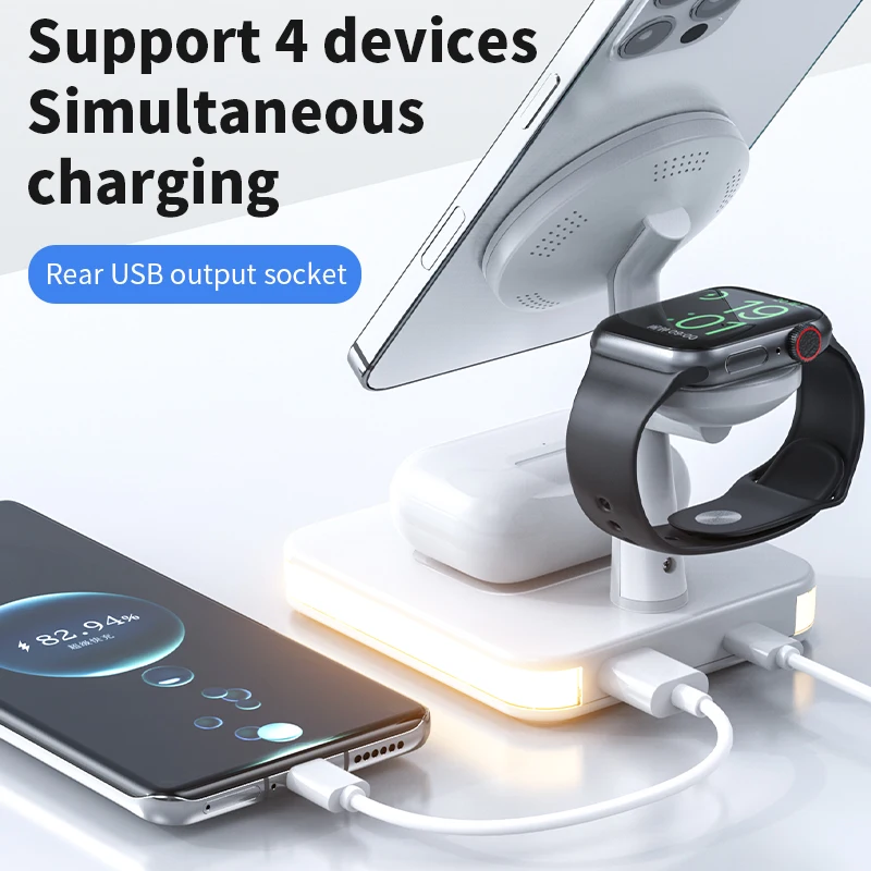 3 in 1 Wireless Chargers Stand – обзор и цена Smartwatch Watches Compatible With Iphone