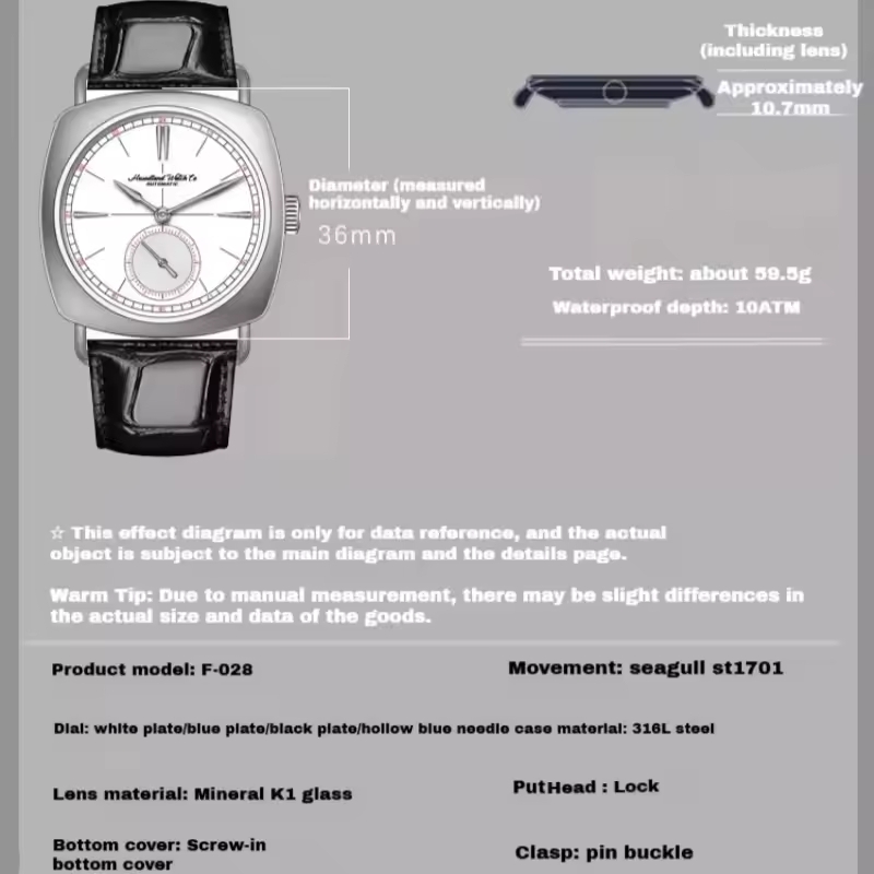 Hruodland 2025 Men's Mechanica – обзор и цена Tide Watch Surf