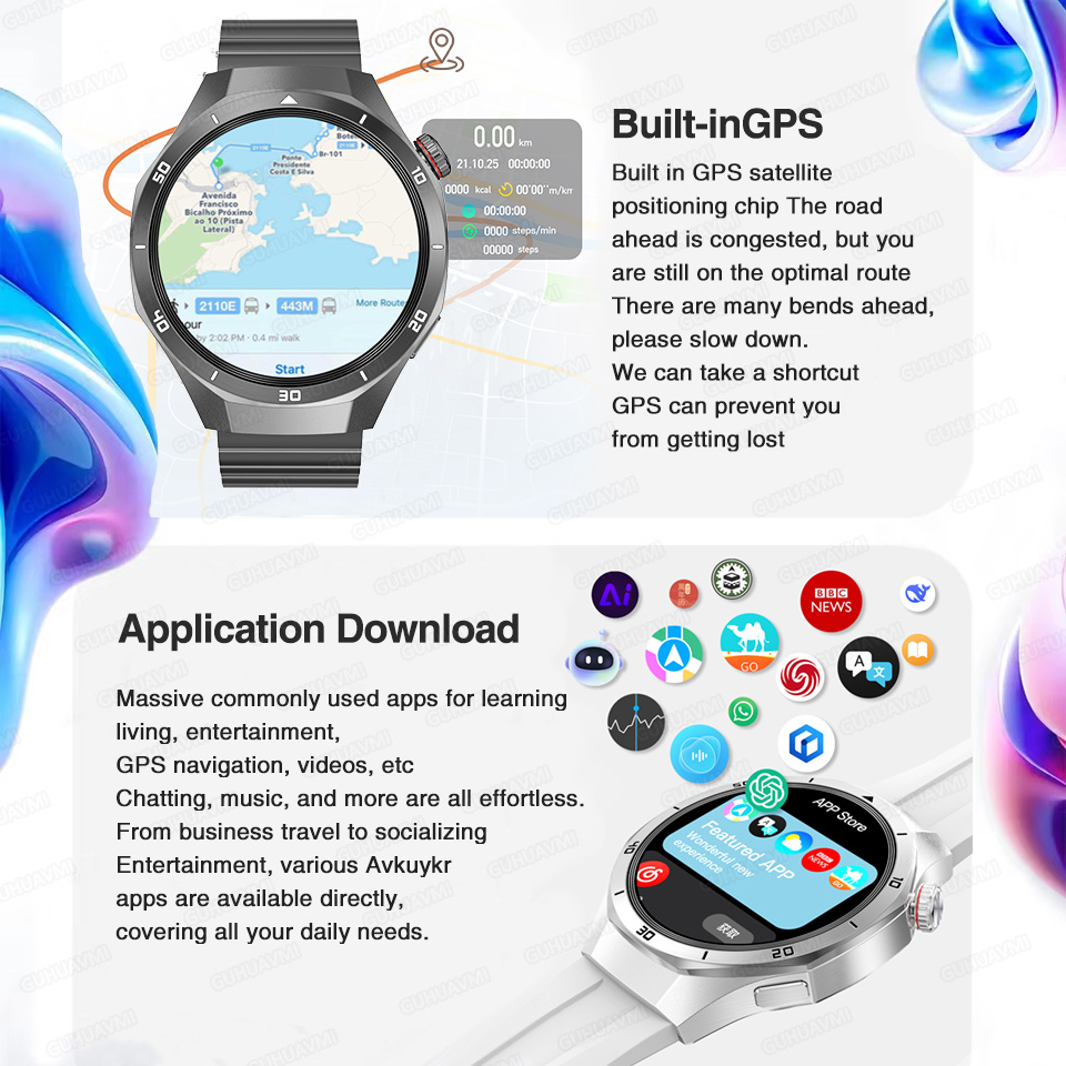 2026 New Watch 5 Pro GPS Map N – обзор и цена Hybrid Smartwatch