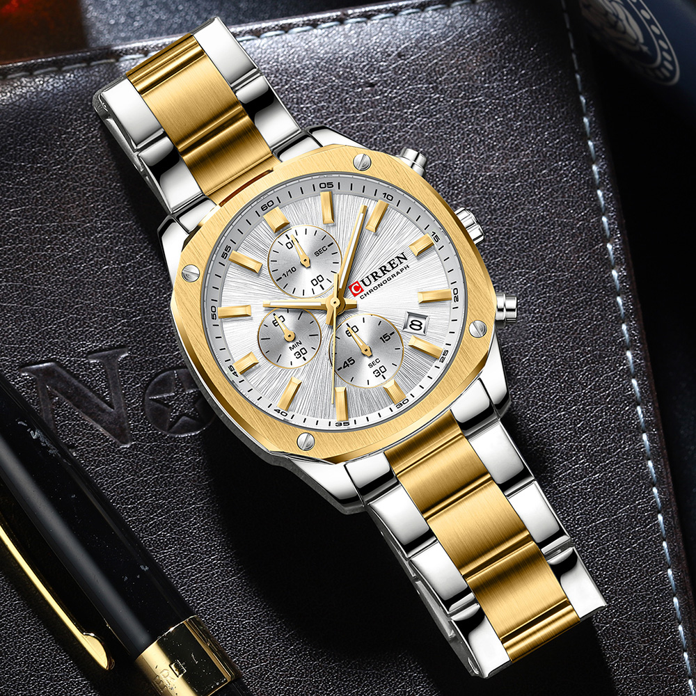 CURREN Modern Men's 42mm Sport – обзор и цена Chronograph Sport Watch