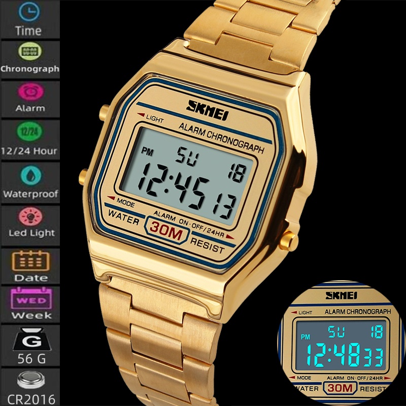 Skmei Unisex Digital Bracelet  – обзор и цена Tide Watch Surf