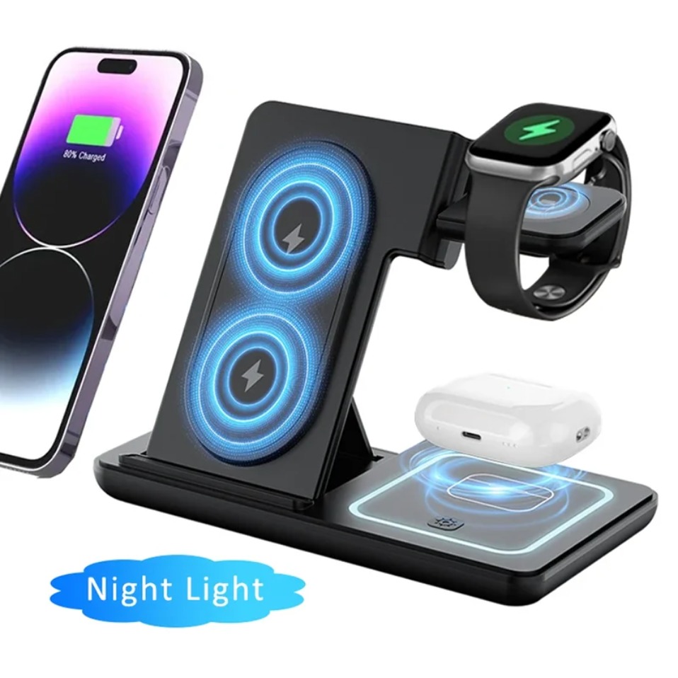 Night LED Light 3 In 1 Wireles – обзор и цена Smartwatch Watches Compatible With Iphone