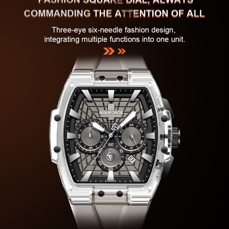 NAVIFORCE Mens Sport Watches 5 – обзор и цена Chronograph Sport Watch