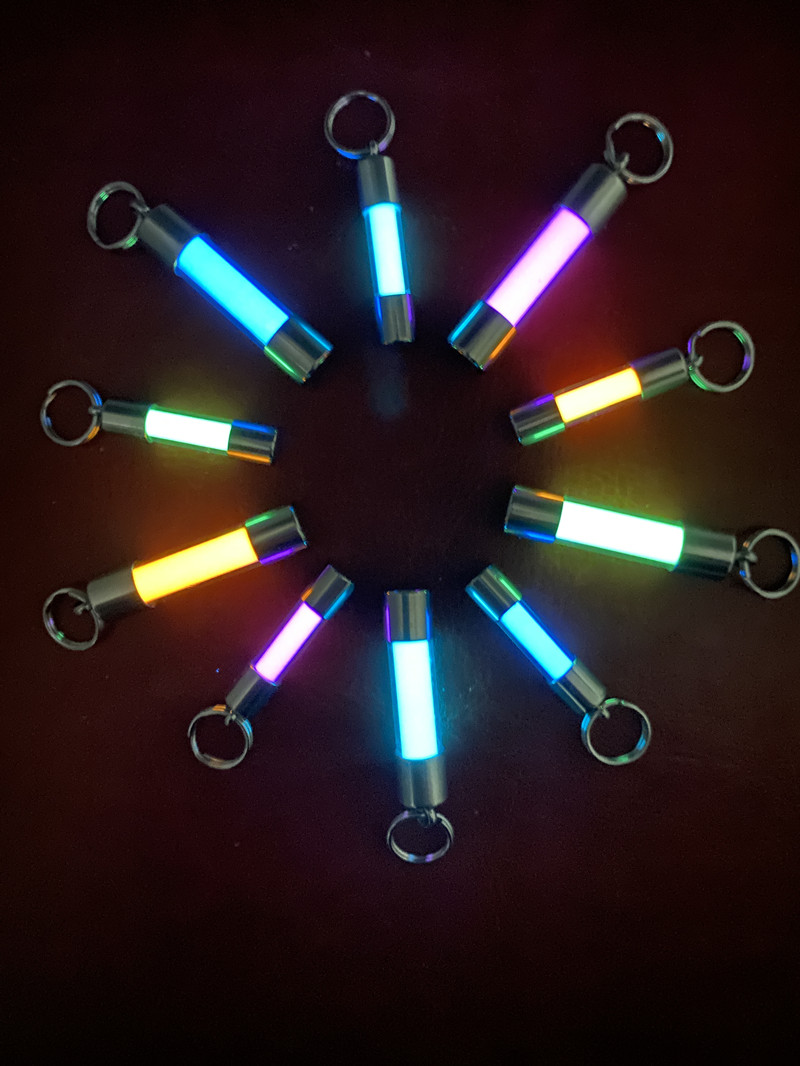 Glass Luminous Pendant Key Bag – обзор и цена Tritium Gas Tube