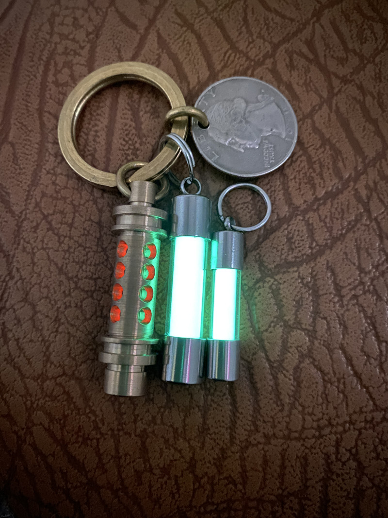 Glass Luminous Pendant Key Bag – обзор и цена Tritium Gas Tube