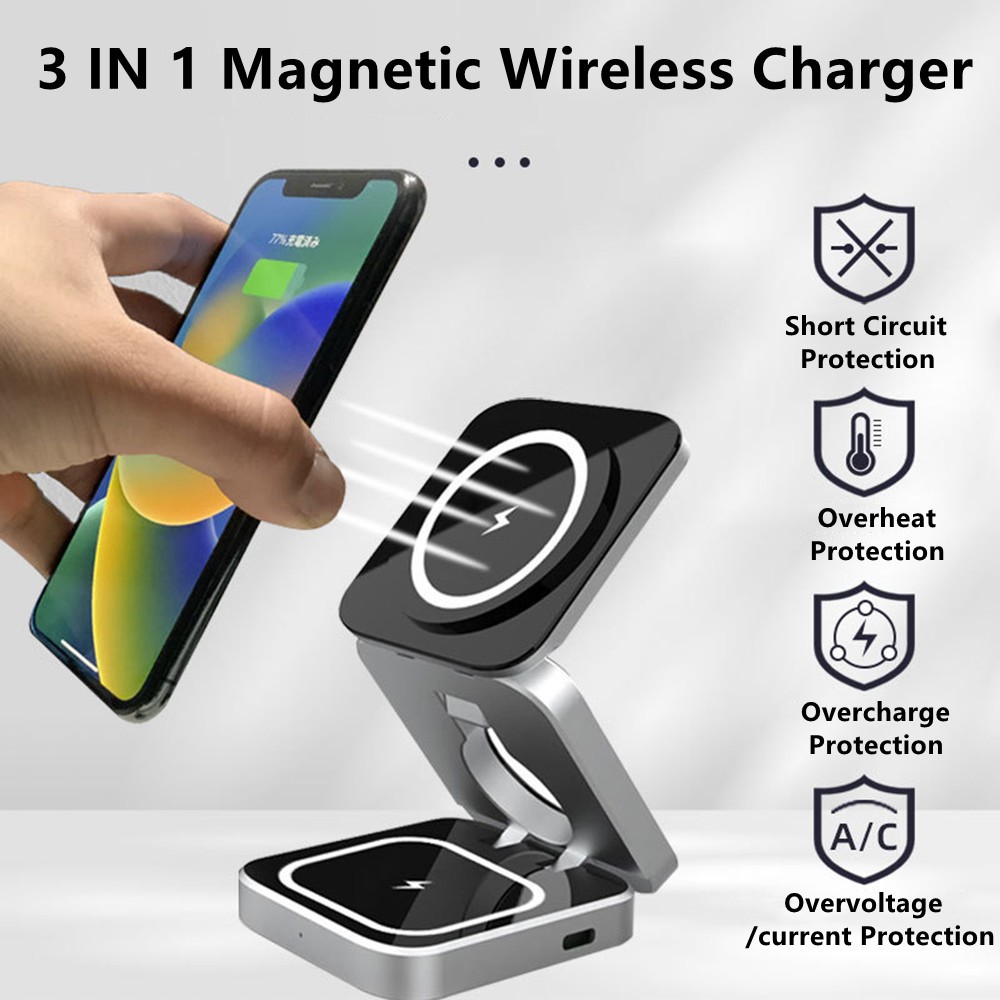 Foldable Magnetic Wireless Cha – обзор и цена Smartwatch Watches Compatible With Iphone