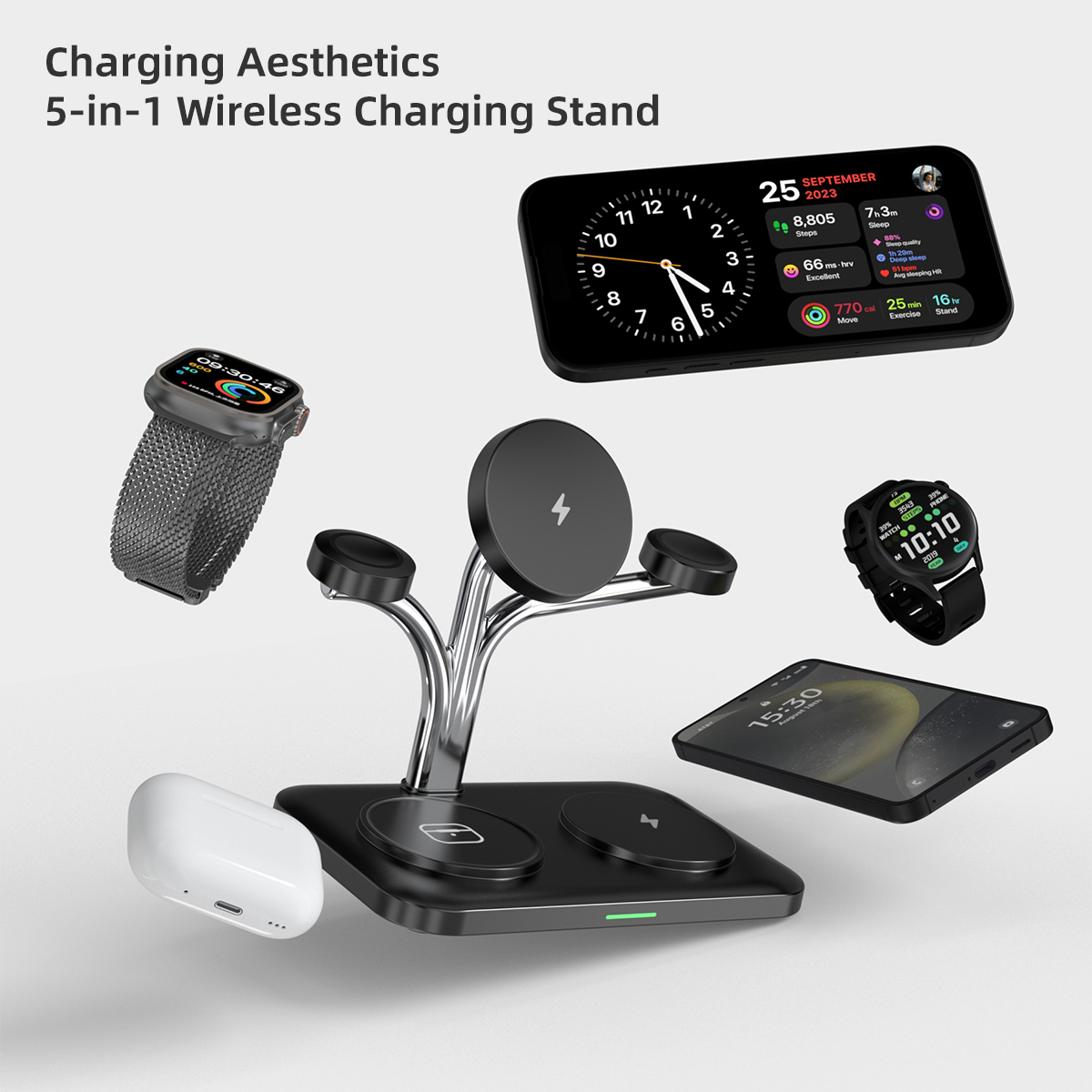 5 IN 1 Magnetic Wireless Charg – обзор и цена Smartwatch Watches Compatible With Iphone