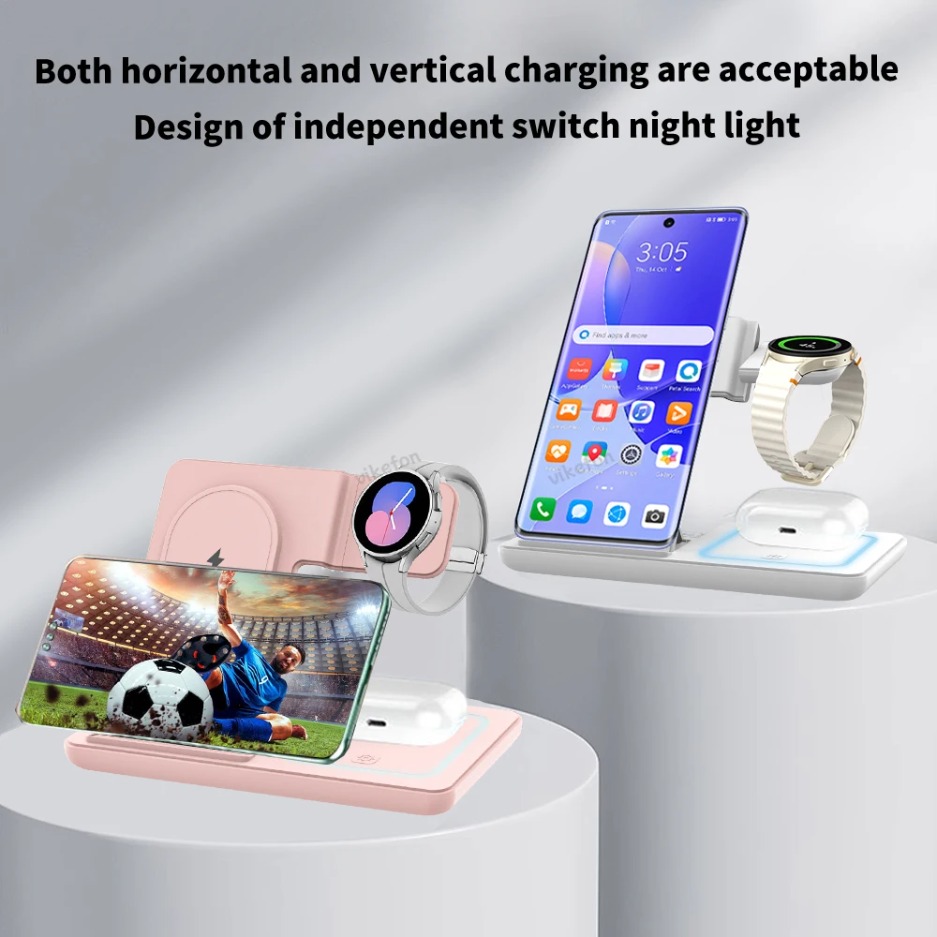 3 In 1 Foldable Wireless Charg – обзор и цена Smartwatch Watches Compatible With Iphone