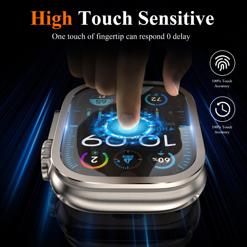 2pcs Tempered Glass for Apple  – обзор и цена Smartwatch Watches Gift For Men