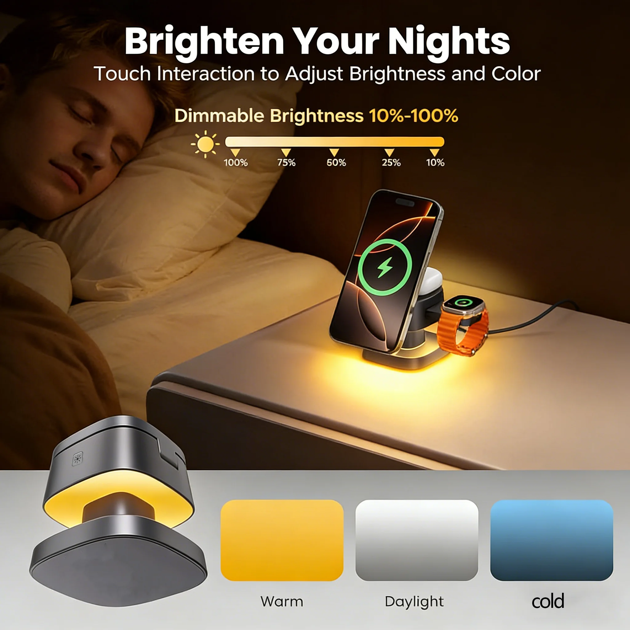TIMESS Night Light Mashroom Wi – обзор и цена Smartwatch Watches Compatible With Iphone