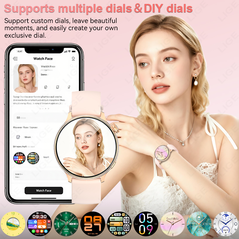 LIGE Stylish Round Women Smart – обзор и цена Smartwatch Stylish Watches For Women