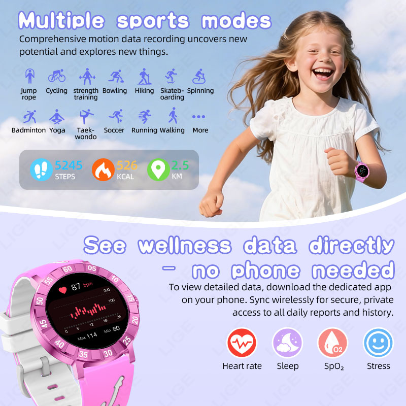 New Kids Smart Watch 2026 HRV  – обзор и цена Smartwatch Watches Useful Gift For Boys