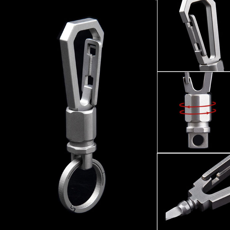 1pc Titanium Alloy Keychain ED – обзор и цена Tritium Gas Tube